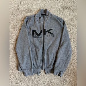 MICHAEL KORS Grey Men’s Zip up hoodie size L